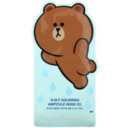 Mediheal, Line Friends, N.M.F Aquaring Ampoule Mask EX, 1 Sheet , 27 ml
