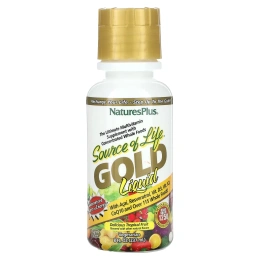 NaturesPlus, Source of Life, Gold Liquid, тропические фрукты, 236 мл (8 жидк. унц.)