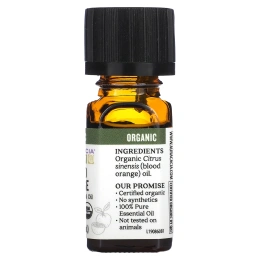 Aura Cacia, Органическое чистое эфирное масло, красный апельсин, 7,4 мл (0,25 жидк. унц.)
