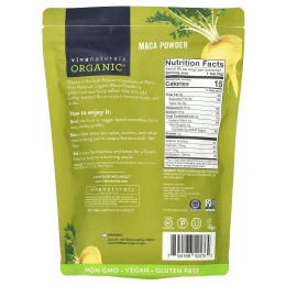 Viva Naturals, Органический желатинизированный порошок маки, 454 г (1 фунт)