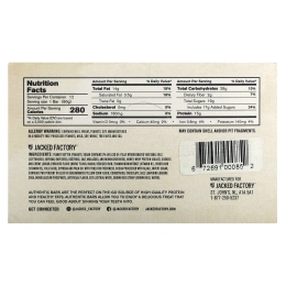 Jacked Factory, Authentic Bar, протеиновый батончик, крошка из печенья, 12 батончиков, 60 г (2,12 унции)