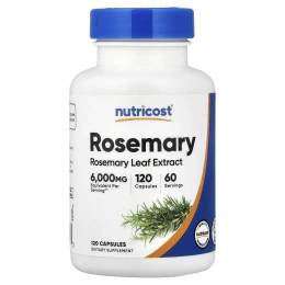 Nutricost, розмарин, 120 капсул (150 мг в 1 капсуле)