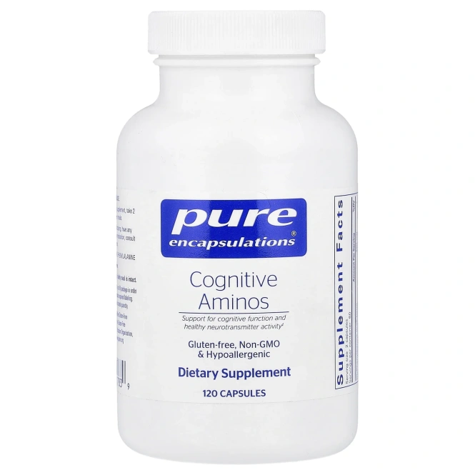 Pure Encapsulations, Cognitive Aminos, 120 Capsules