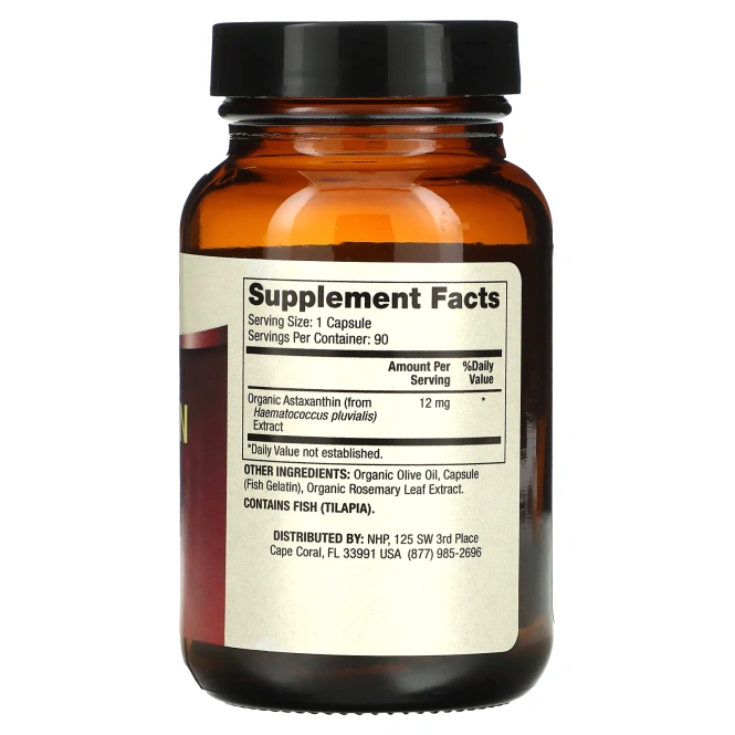 Dr. Mercola, Астаксантин, 12 мг, 90 капсул
