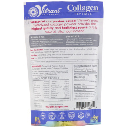 Green Foods Corporation, Vibrant Collagens, чистые коллагеновые пептиды, без ароматизаторов, 300 г