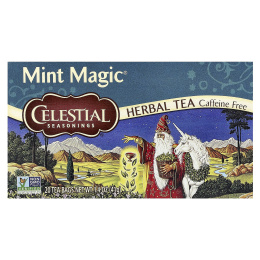 Celestial Seasonings, Herbal Tea, Mint Magic®, без кофеина, 20 чайных пакетиков, 41 г (1,4 унции)