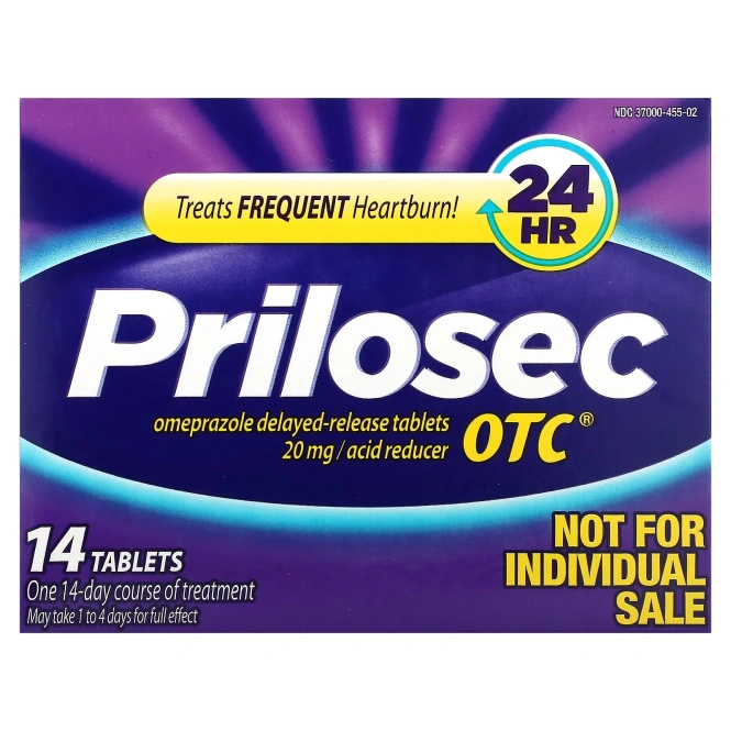 Prilosec, OTC, 20 мг, 42 таблетки