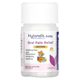 Hyland's Naturals, Для малышей, обезболивание при болях во рту, 125 быстрорастворимых таблеток