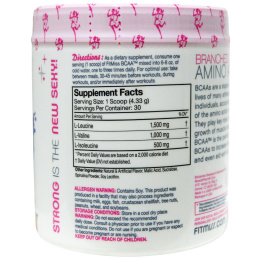 FitMiss, BCAA, женские аминокислоты с разветвленной цепью, синяя малина, 5,29 унций (150 г)