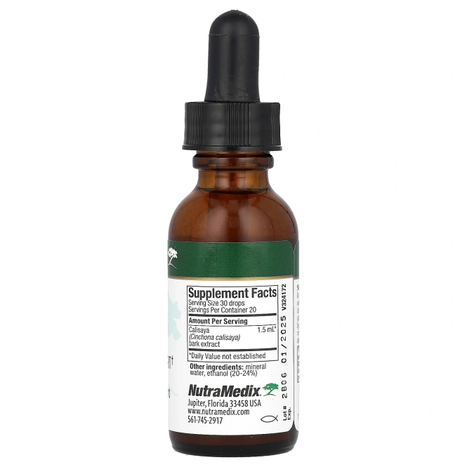 NutraMedix, Экстракт коры хинного дерева для защиты от микробов, 30 мл