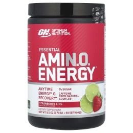Optimum Nutrition, Энергия незаменимых аминокислот, клубника и лайм, 9,5 унций (270 г)