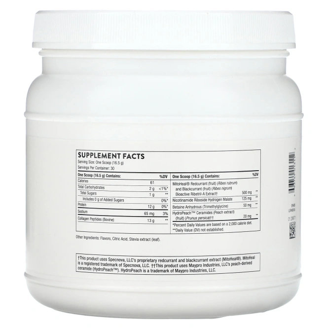 Thorne Research, Collagen Plus, маракуйя, 495 г (17,5 унции)