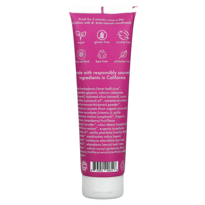 Dr. Brite, Натуральная зубная паста в витамином C, беррилициус, 142 г