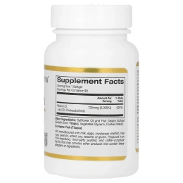 California Gold Nutrition, витамин D3, 125 мкг (5000 МЕ), 90 капсул из рыбьего желатина