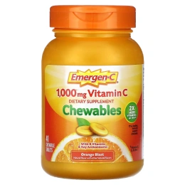 Alacer, Emergen-C Жевательные таблетки Апельсиновый взрыв 40 таблеток