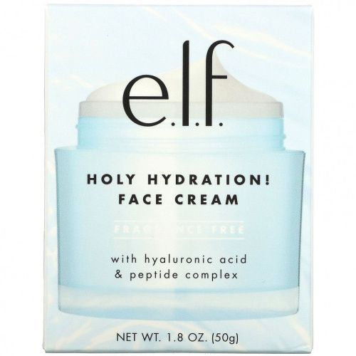 E.L.F., Holy Hydration! Крем для лица, без отдушек, 50 г (1,8 унции)