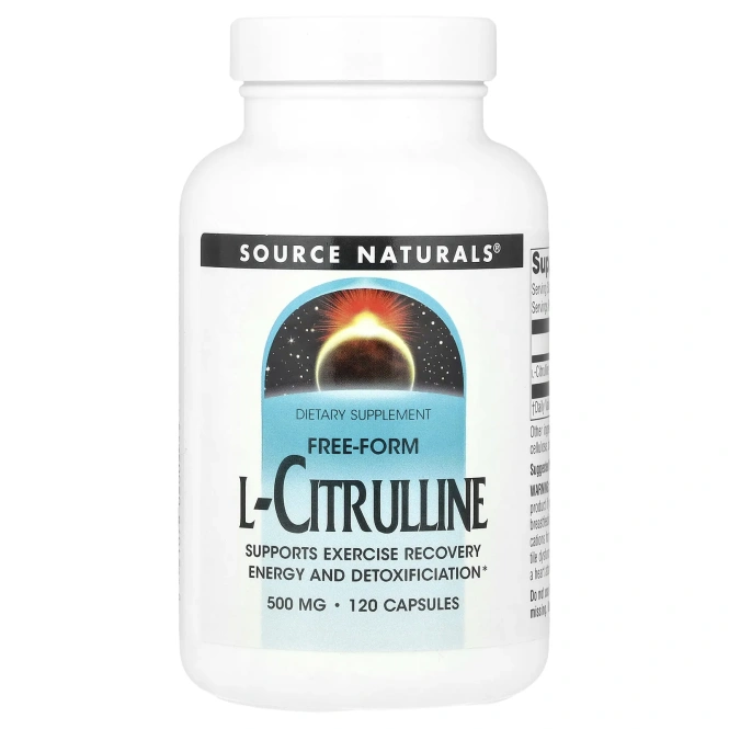 Source Naturals, L-цитруллин, 500 мг, 120 капсул