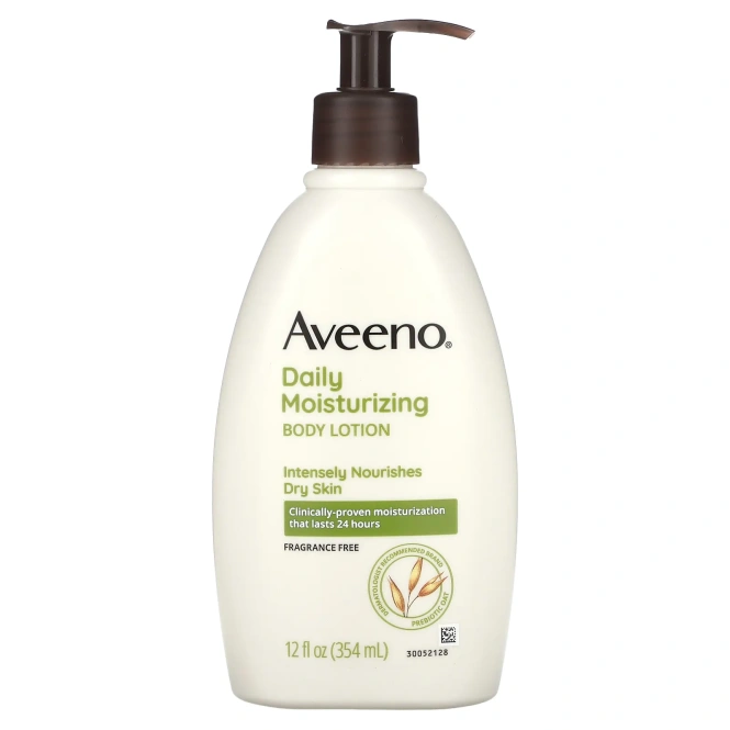 Aveeno, Active Naturals, Ежедневный увлажняющий лосьон, без отдушек 12 жидких унции (354 мл)