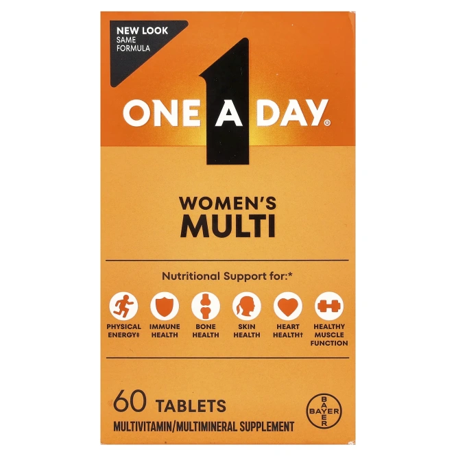 One-A-Day, мультивитамины для женщин, 60 таблеток