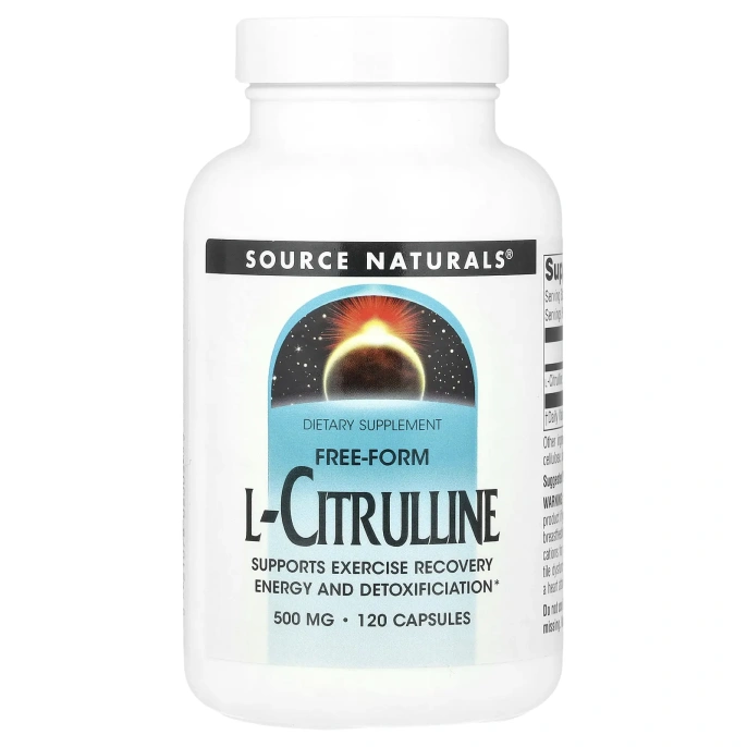 Source Naturals, L-цитруллин, 500 мг, 120 капсул