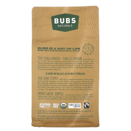 BUBS Naturals, Bubs Brew, The Challenger Single Origin, молотый, средней обжарки, 340 г (12 унций)