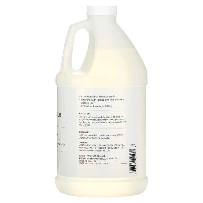 Swanson, Магниевое масло, 1,9 л (64 жидк. унц.)