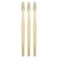 Davids, премиальный бамбуковый зубная щетка, мягкая, для взрослых, 3 шт.