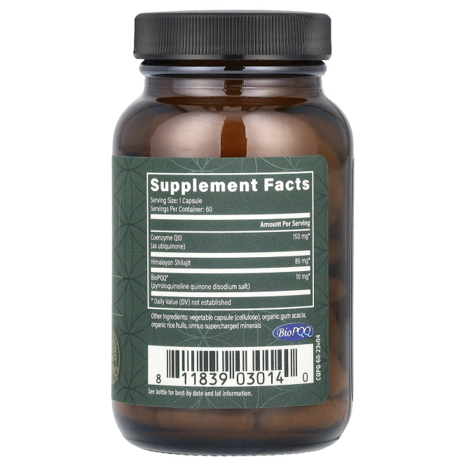 Global Healing, коэнзим Q10, BioPQQ с гималайским мумие, 60 капсул
