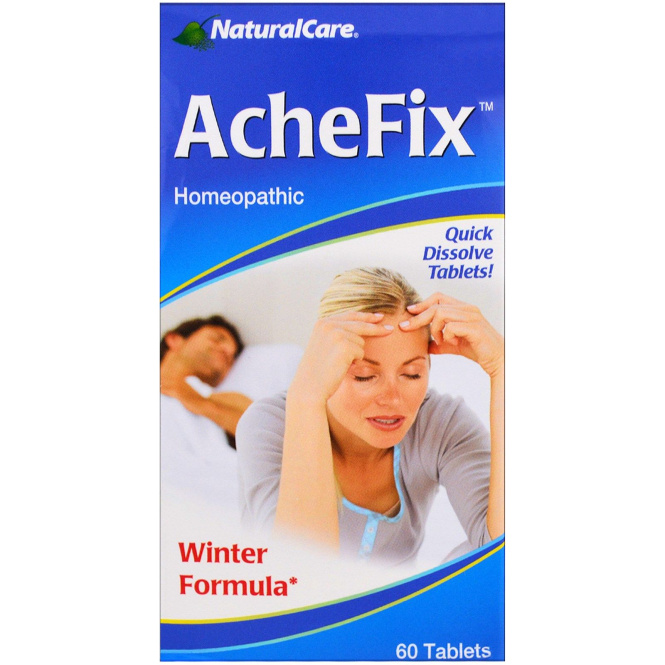 NaturalCare, AcheFix, 60 таблеток