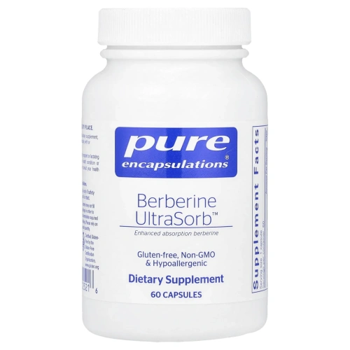 Pure Encapsulations, Berberine UltraSorb ™, 60 капсул