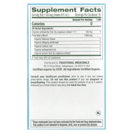 Traditional Medicinals, Organic EveryDay Detox®, ягоды гибискуса и лимонника, без кофеина, 16 чайных пакетиков в упаковке, 24 г (0,85 унции)