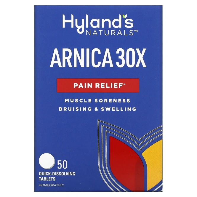 Hyland's Naturals, Арника 30X, 50 Быстрорастворимых таблеток