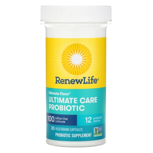 Renew Life, Ultimate Flora, Ultimate Care Probiotic, 30 Vegetarian Capsules