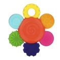 Sassy, Inspire The Senses®, цветочная погремушка для прорезывания зубов, для детей от 3 месяцев, 1 штука