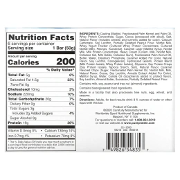 Pure Protein, Шоколадный батончик с карамелью и солью, 6 батончиков, каждый по 1.76 унц. (50 г.)