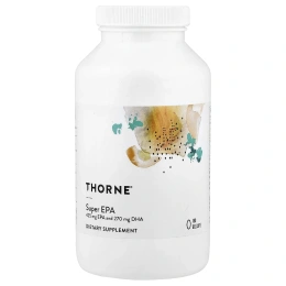 Thorne, Super EPA, супер-ЭПК, 180 желатиновых капсул