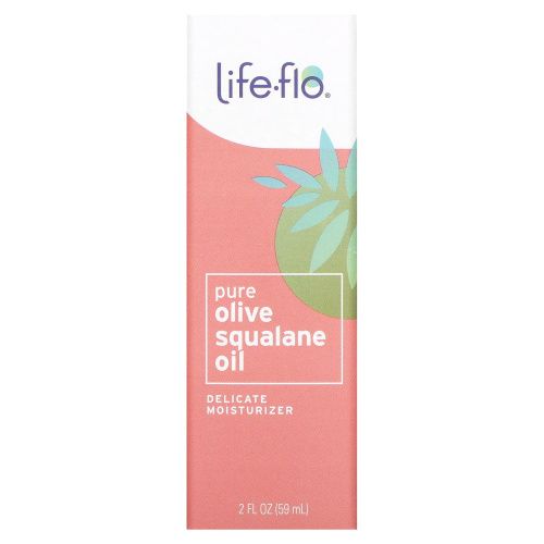 Life-flo, Чистый сквален оливкового масла для ухода за кожей, 60 мл