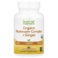 Super Nutrition, комплекс органических грибов с имбирём, 60 вегетарианских капсул