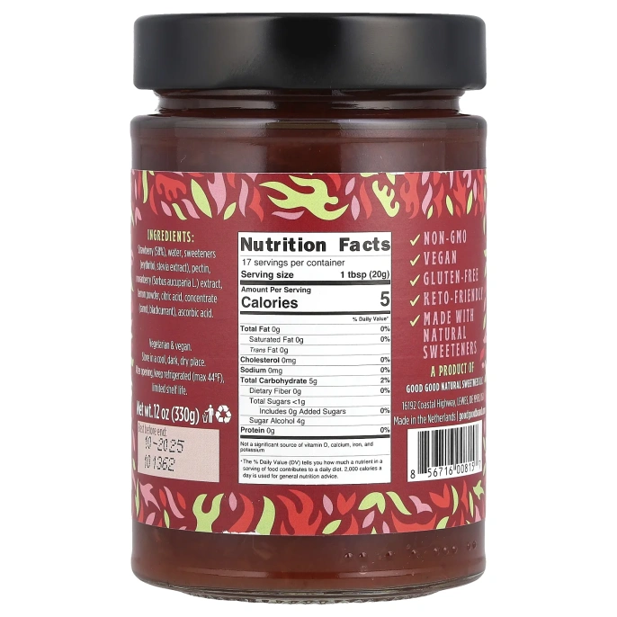 GOOD GOOD, Strawberry Jam, 12 oz (330 g)