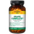 Country Life, Grape Complete, включает сосновую кору, 90 вегетарианских капсул