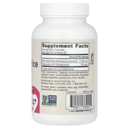 Jarrow Formulas, Красный дрожжевой рис + кофермент Q10, 120 капсул