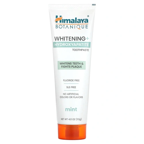 Himalaya, Отбеливающая зубная паста с гидроксиапатитом, мята, 113 г (4 унции)