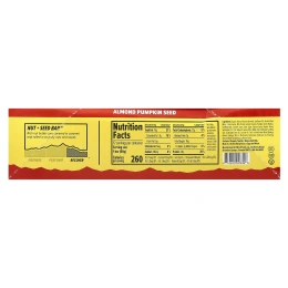 Honey Stinger, Nut + Seed Bar ™, миндальные тыквенные семечки, 12 батончиков по 56 г (1,98 унции)