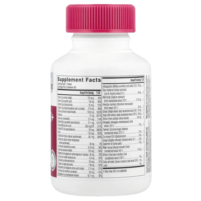 Swisse, Мультивитамины для женщин старше 50 лет, 60 таблеток