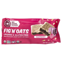 Made in Nature, Fig 'N' Oats®, малина, 5 батончиков в индивидуальной упаковке, 40 г (1,4 унции) каждый