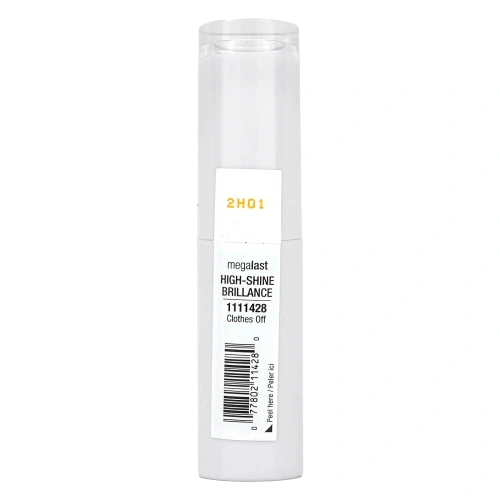 wet n wild, MegaLast, блестящая губная помада, 111428 без одежды, 3,3 г (0,11 унции)