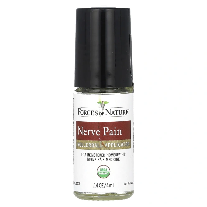 Forces of Nature, Nerve Pain, шариковый аппликатор, 4 мл (0,14 жидк. унции)