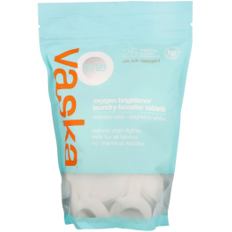 Vaska, One, Oxygen Brightener, Laundry Booster Tablets, 25 Tablets