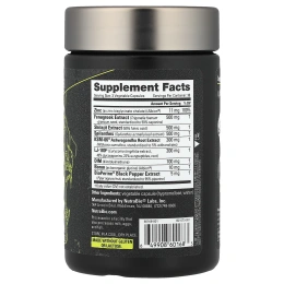 NutraBio, Test, Testosterone Booster, 90 капсул