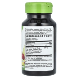 Nature's Way, Orchard Fruits, фруктовая порошковая смесь, 900 мг, 60 веганских капсул (450 мг в 1 капсуле)